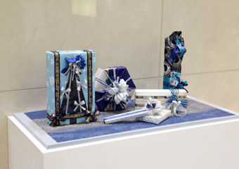 カーディーラーの春のディスプレイ